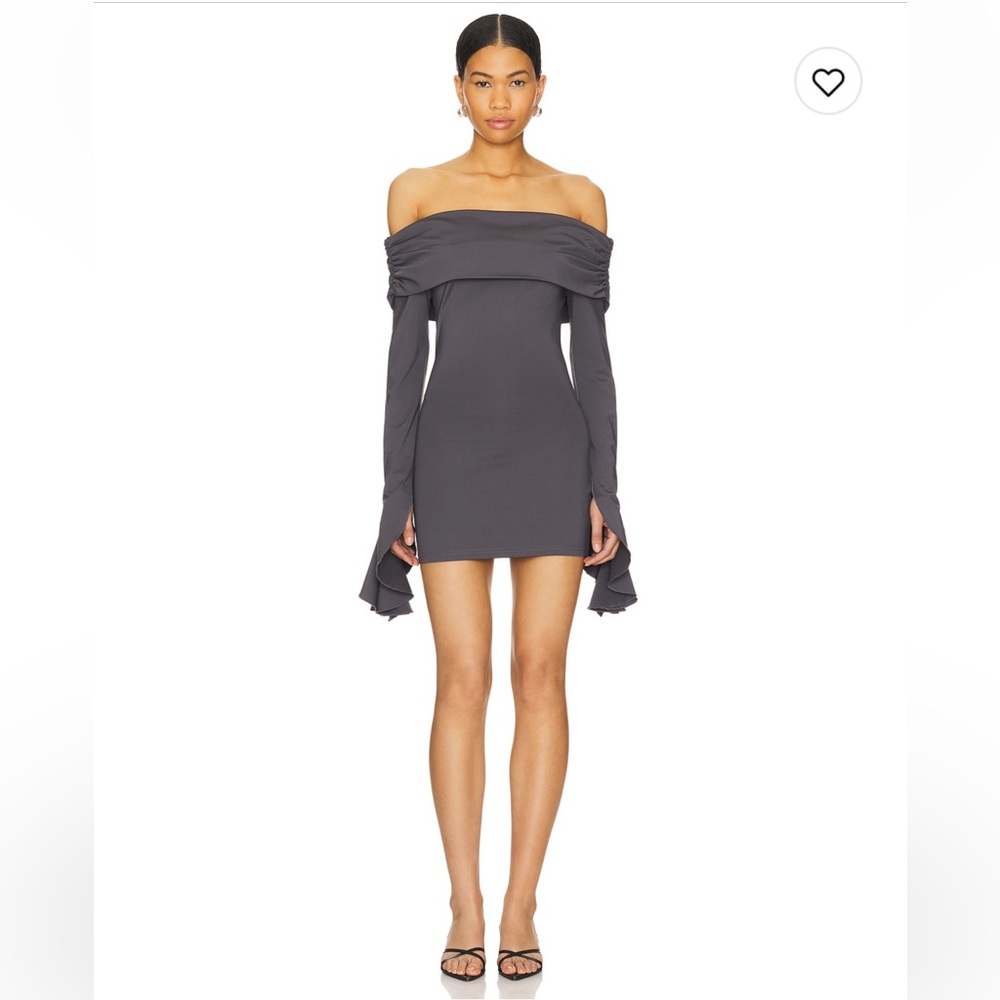 Superdown Yuka mini dress slate